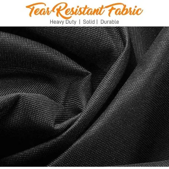 SereneLife Heavy Duty Waterproof BBQ Grill Cover - UV Resistant with Fabric Handles & Fastening Straps - SLGCS image {5}