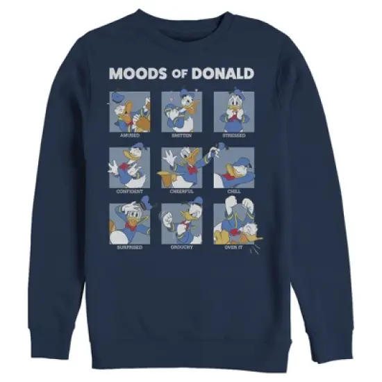 Men's Mickey & Friends Moods of Donald Duck Sweatshirt image {3}
