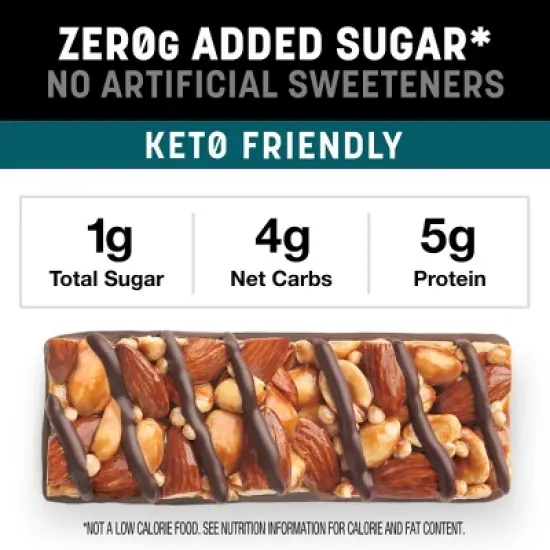 KIND Zero Dark Chocolate Nuts & Sea Salt Bars - 6.2oz/5ct image {5}