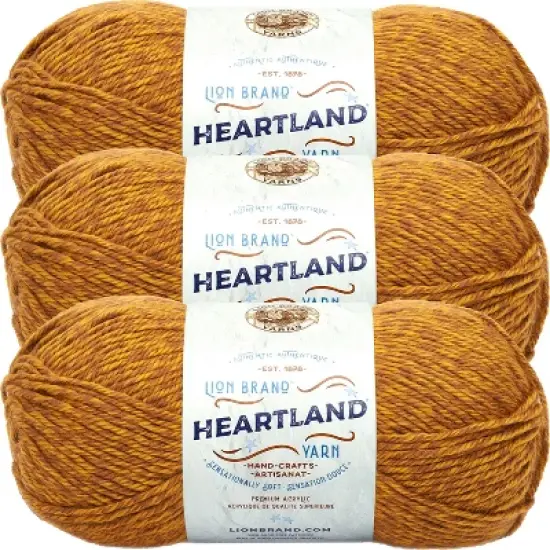 (3 Pack) Lion Brand Heartland Yarn - Bryce Canyon image {3}