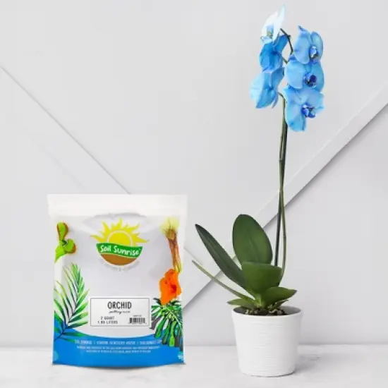 Soil Sunrise 2qt Orchid Potting Soil Mix; Fast Draining Healthy Media image {1}