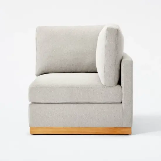 6pc Woodland Hills Modular Sectional Light Gray - Threshold&trade; designed with Studio McGee image {2}