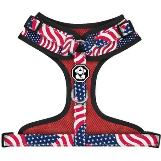 Fresh Pawz Patriot Adjustable Mesh Dog Harness - L image {1}