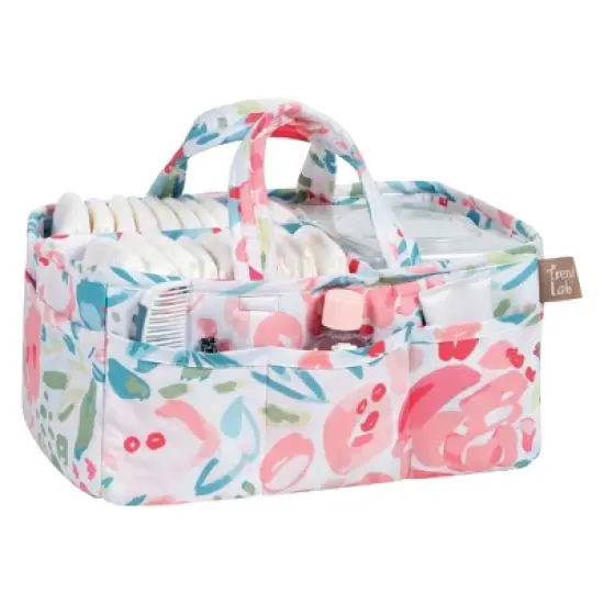 Trend Lab Storage Caddy - Painterly Floral image {1}