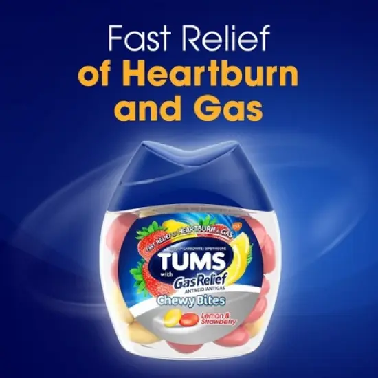 Tums Chewy Bites + Gas Relief Chewable - 54ct image {3}
