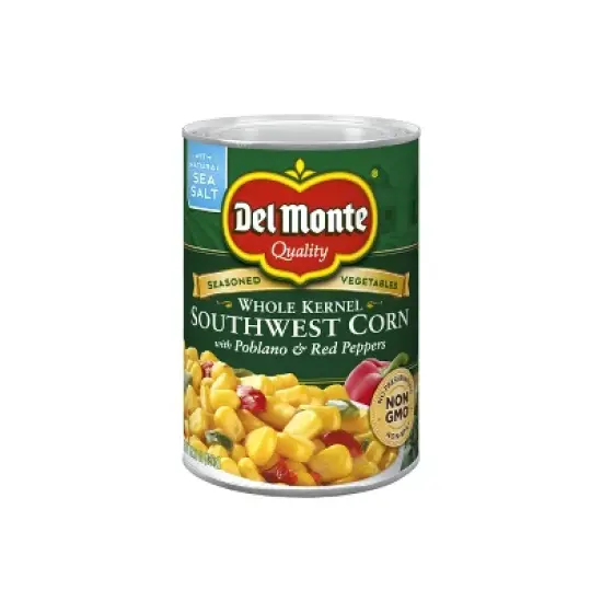 Del Monte Southwest Corn with Poblano & Red Peppers 15.25oz image {4}