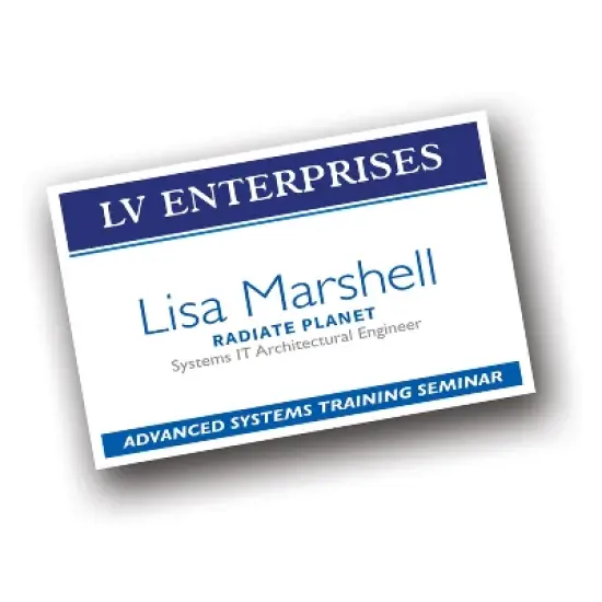 Avery Customizable Name Badge Inserts, 2.25" x 3.5", White, 400 Printable Name Tag Inserts (5390) image {6}