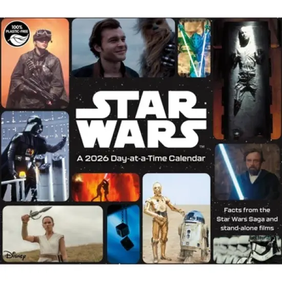 Star Wars 2026 Dayata Time 6.12"x5.37" Box Calendar image {6}