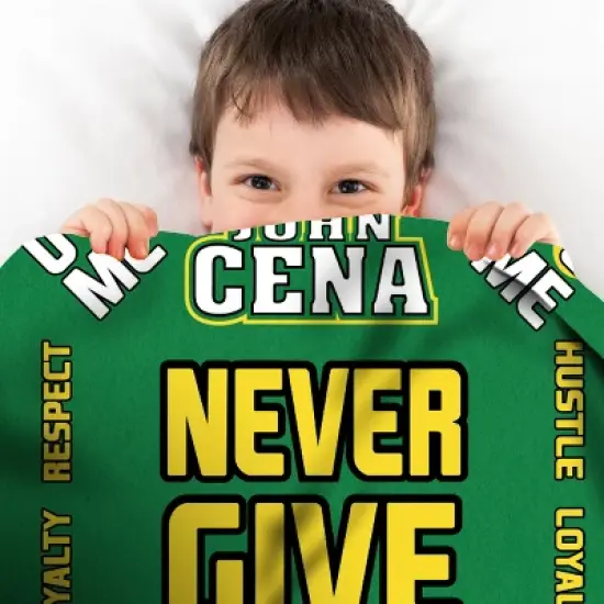 Sleep Squad WWE John Cena 60 x 80 Raschel Plush Throw image {2}