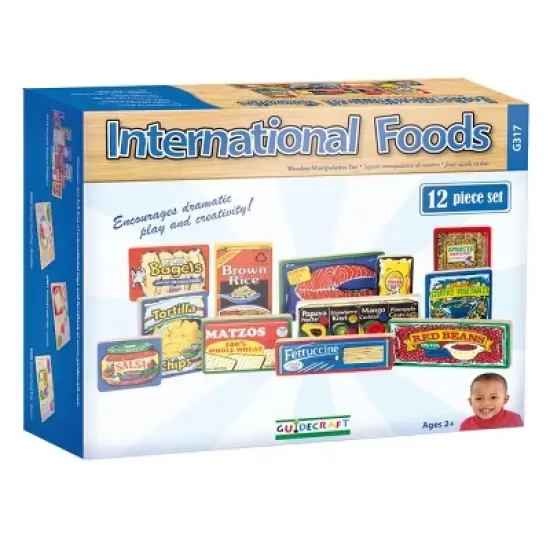 Guidecraft International Foods - 12 Pretend Groceries image {2}