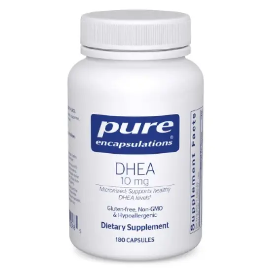 Pure Encapsulations DHEA 10 mg - Supplement for Immune Support, Fat Burning, and Hormone Balance image {9}