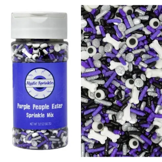 Mystic Sprinkles Purple People Eater Sprinkle Mix 3.2oz Bottle image {7}