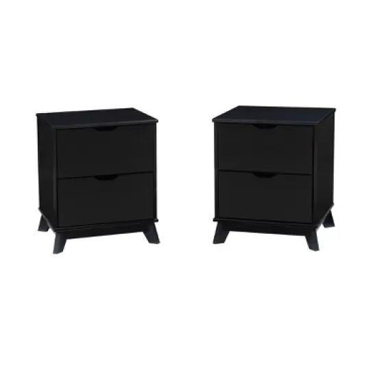Powell Set of 2 Pensy 2 Drawer Nightstands image {15}