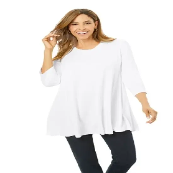 Jessica London Women&rsquo;s Plus Size Swing Tunic image {2}