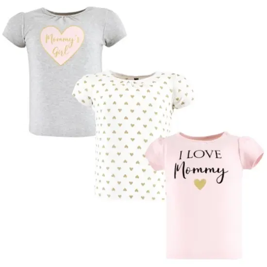 Hudson Baby Infant Girl Short Sleeve T-Shirts, Girl Mommy image {5}