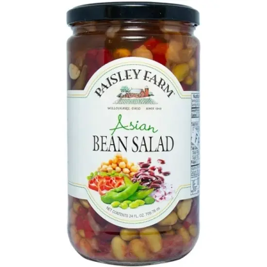 Paisley Farm Asian Bean Salad - Case of 6/24 oz image {1}