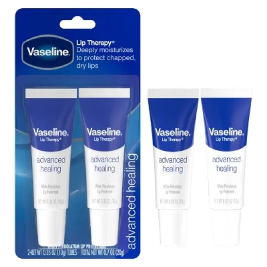 Vaseline Lip Therapy Advanced Healing Moisturizer - 0.7oz/2ct image {8}