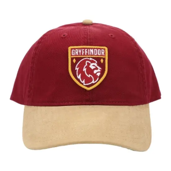 Harry Potter Gryffindor Crest Men's Red Dad Hat image {1}