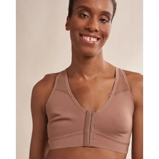 AnaOno Women's Bianca Front Closure Mastectomy Sports Bra image {6}