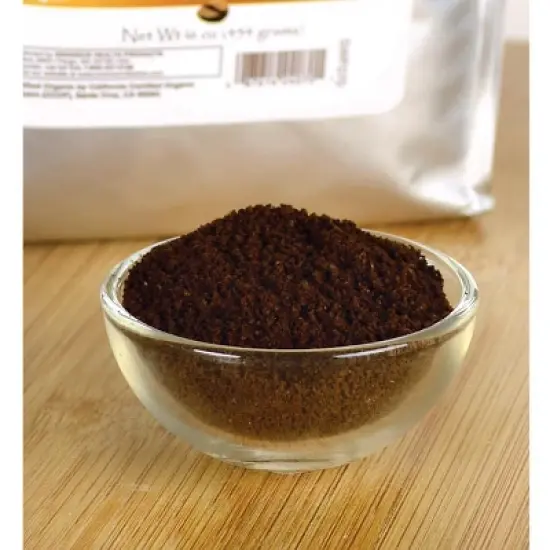 Swanson Organic House Blend Decaf Ground Coffee - Medium Roast 16 oz Pkg image {1}