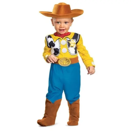 Baby Disney Toy Story Woody Deluxe Halloween Costume Jumpsuit image {1}