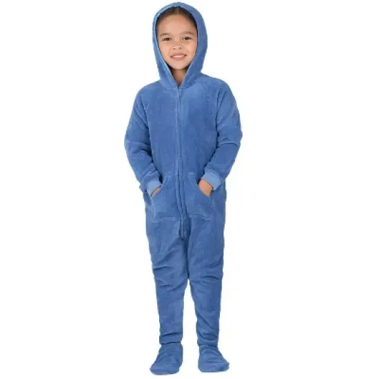 Footed Pajamas - Under The Sea Toddler Hoodie Chenille Onesie image {2}