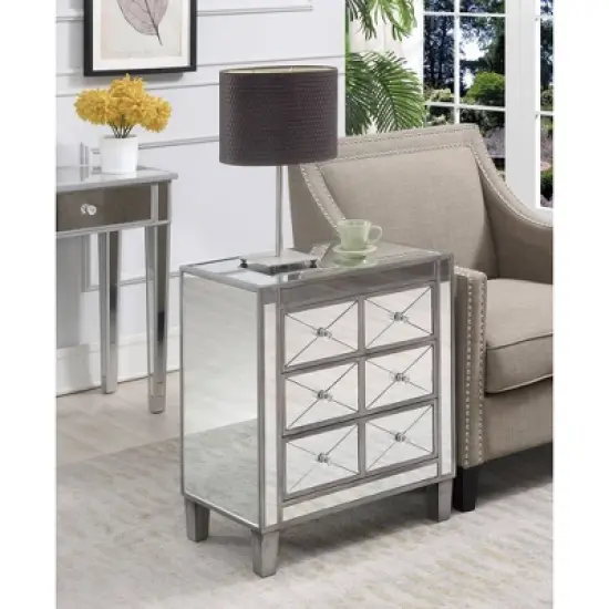 Gold Coast BettyB Mirrored End Table - Breighton Home image {1}