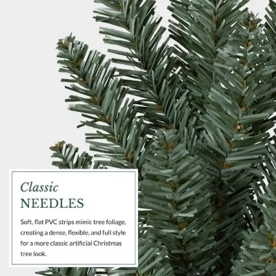 Balsam Hill 9' Color Clear LED Classic Blue Spruce Tree image {6}