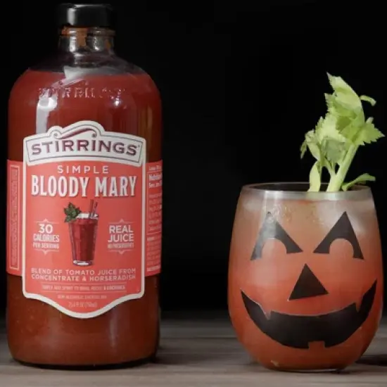 Stirrings Simple Bloody Mary Cocktail Mix 750ml Bottles - Real Juice No Preservatives - 30 Calories - Drink Mixer image {2}