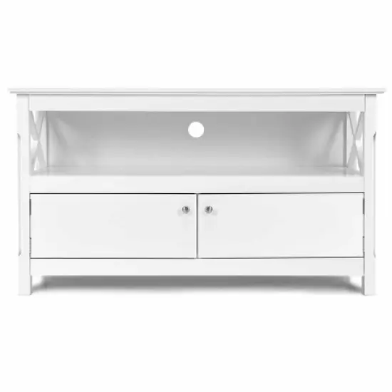 Tangkula TV Free Standing Wooden Cabinet Console Media Organizer Home Furniture image {3}