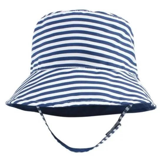 Hudson Baby Infant Boy Sun Protection Hat, Dino Stripe image {4}