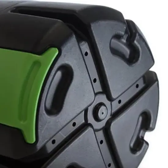 FCMP Outdoor HOTFROG 37 Gallon Single Chamber Quick Curing Tumbling Composter Outdoor Rotating Garden Compost Bin Green/Black image {3}