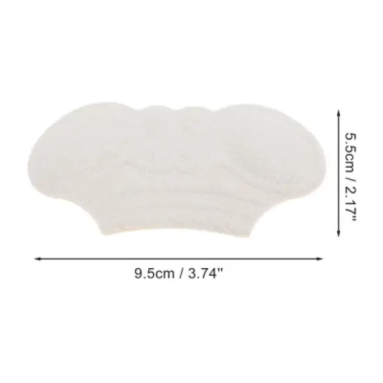 Unique Bargains Cuttable Shoes Heel Pads 0.28'' 1 Pair image {3}