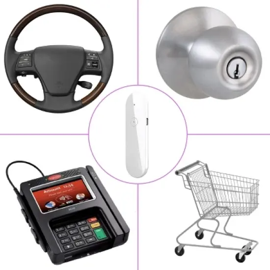 Brentwood Portable USB Multifunctional Hand Held UV Sanitizer Sterilizer Wand in White image {1}