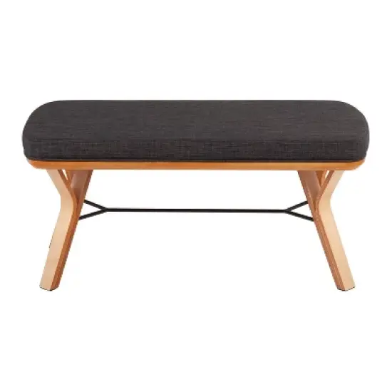 42" Folia Wood Bench - LumiSource image {3}