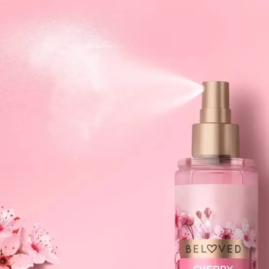 Beloved Mini Fragrance Body Mist - Cherry Blossom & Tea Rose - 3oz image {3}