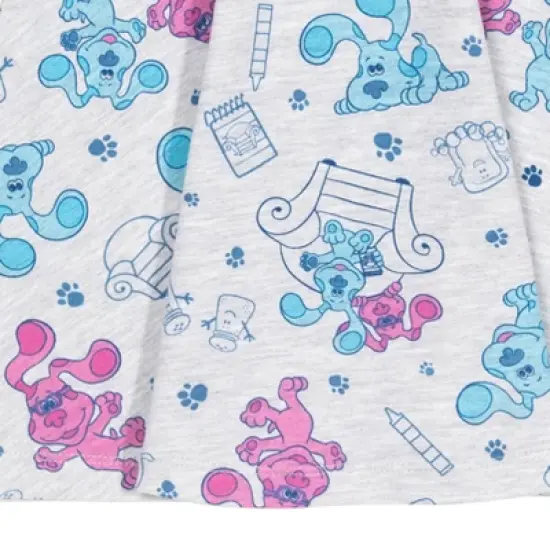 Nickelodeon Blue's Clues Short Sleeve Dress & Scrunchy Light Gray  image {4}