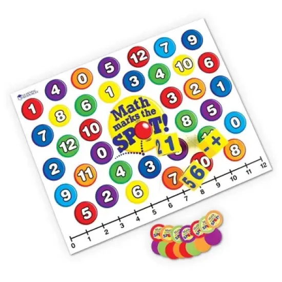 Learning Resources Math Marks The Spot Floor Game, Addition & Subtraction, Ages 5+ image {4}