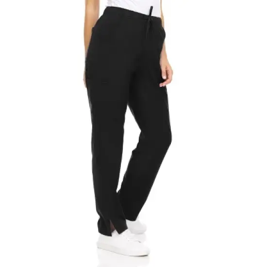 Medichic Women's Joelle 6-Pocket Stretch Cargo Straight Leg Scrub Pants image {2}