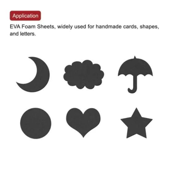 Unique Bargains EVA Flexible Washable DIY Projects Craft Foam Sheets image {5}