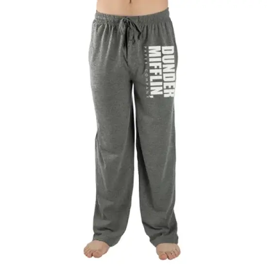 The Office Mens Grey Dunder Mifflin Paper Company Pajama Pants image {7}