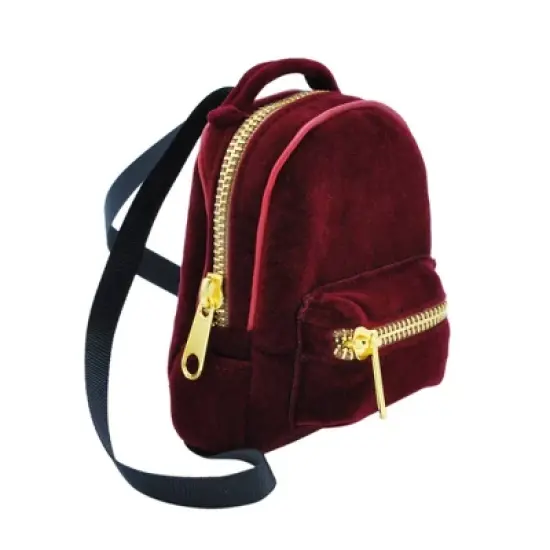 I'M A GIRLY Burgundy Red Backpack Outfit for 18" Fashion Doll image {2}