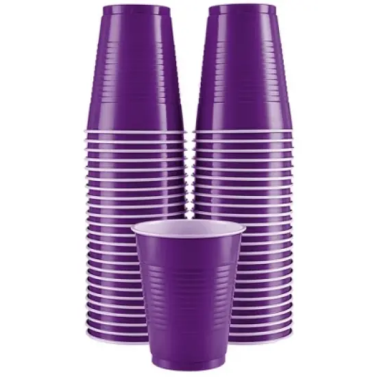 SparkSettings Disposable Plastic Cups 18oz, 50 Pack image {19}