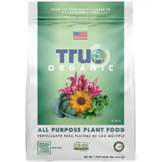 True Organic 5-4-5 All-Purpose Plant Food, OMRI Listed, Resealable Bag image {3}