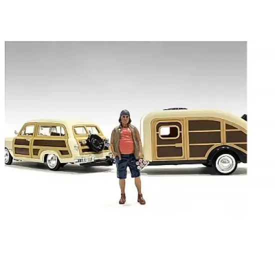 "Campers" Figure 2 for 1/18 Scale Models by American Diorama image {1}