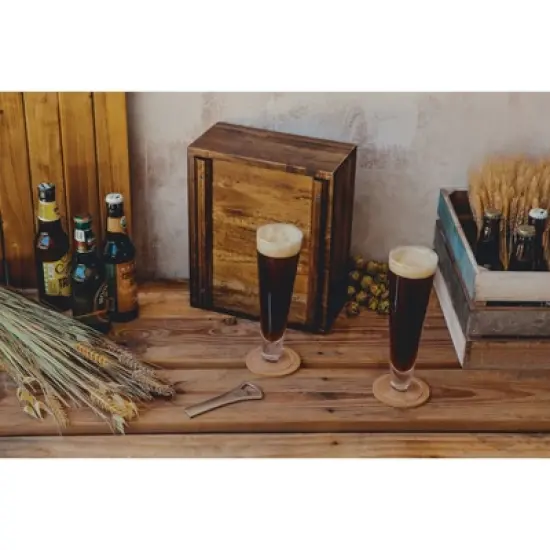 Picnic Time Harry Potter 7pc Glass Deathly Hallows Beverage Gift Set image {6}