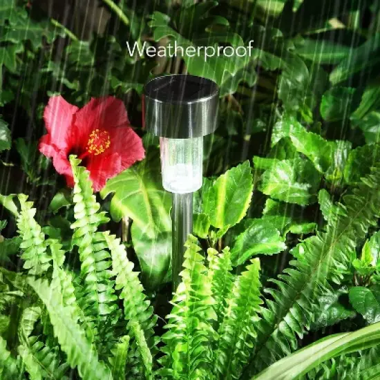 Dartwood Solar Pathway LED Lights - Outdoor Solar Lights for Your Yard, Pathway, Lawn, Patio, or Driveway (30 Pack , Black) image {4}