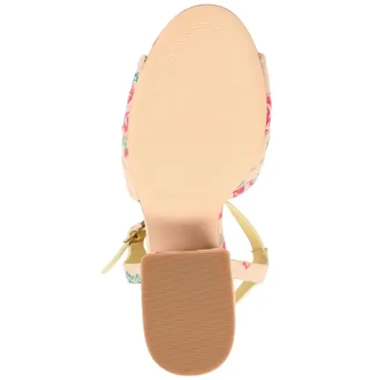 Journee Collection Womens Charmaine Tru Comfort Foam Layered Block Heel Sandals image {4}