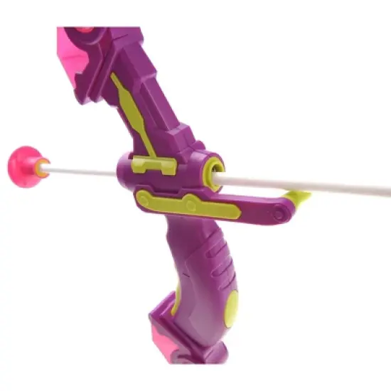 Insten Bow and Arrow Playset with Lights, Arrows, Quiver & Target, Toys for Kids, Pink image {4}