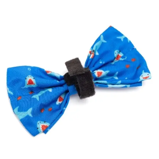 The Worthy Dog Chomp Bow Tie Adjustable Collar Attachment Accessory image {1}